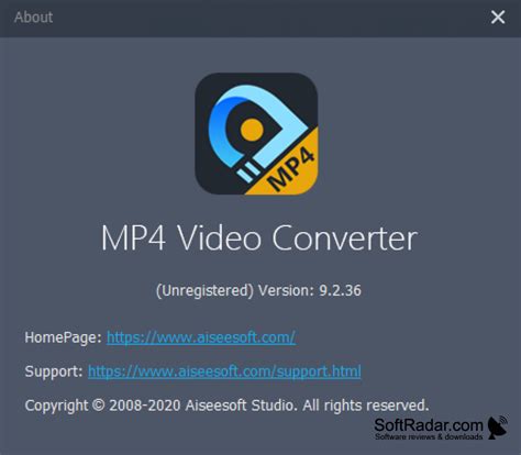 Aiseesoft MP4 Video Converter for Windows